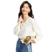 La Chapelle 拉夏贝尔 女士长袖衬衫 3F2C1191 米色 S