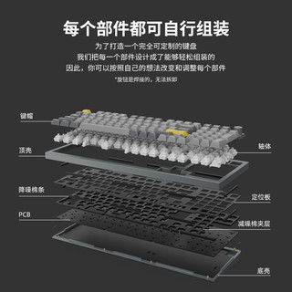 Keychron Q6客制化机械键盘红轴 108键有线办公键盘