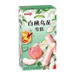 meiji 明治 白桃乌龙雪糕 69g*6支 彩盒装 冰淇淋