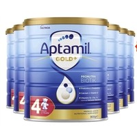 88VIP：Aptamil 爱他美 金装 婴儿配方奶粉 4段 900g*6罐