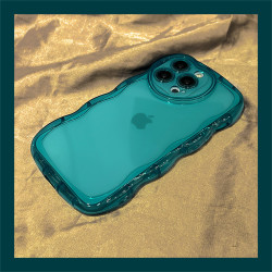 earise雅兰仕波浪形爱心苹果13手机壳个性镜头iphone13promax防摔12