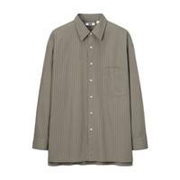 UNIQLO 优衣库 男士长袖衬衫 452248 军绿色 XL