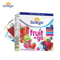 SunRype 桑莱普 加拿大进口果丹皮水果条 24条 混合3口味