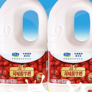 JUNLEBAO 君乐宝 红枣风味酸牛奶 1180g*4桶