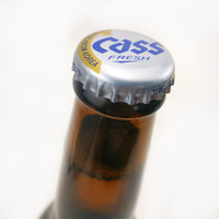 CASS 凯狮 啤酒清爽原味4.5度330ml*24瓶整箱装韩国原瓶进口春日出游