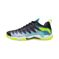 LI-NING 李宁 鹘鹰 5 中性羽毛球鞋 AYAS026-2 黑色/石青蓝 41