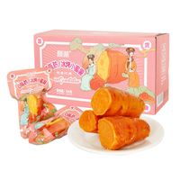 颜派 冰烤小蜜薯 500g 无蔗糖肪即食红薯干软糯代餐轻食地瓜零食 蜜薯500g简易盒装约8-10袋