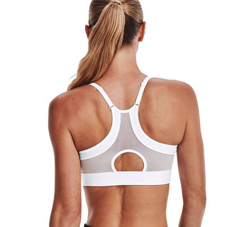 安德玛（UNDERARMOUR）Infinity 小8bra女子训练运动内衣-低强度1363354 白色101 M