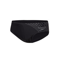 SPEEDO 速比涛 Eco环保系列 男子三角泳裤 809739G691 黑色/灰色 32
