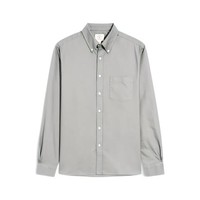 Brooks Brothers 男士长袖衬衫 BB100189 灰色 L