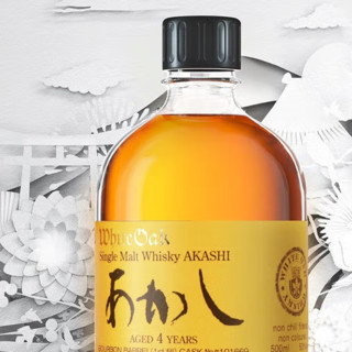 AKASHI 明石 4年 波本桶 单一麦芽 日本威士忌 50%vol 500ml