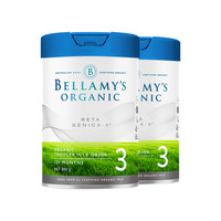 BELLAMY'S 贝拉米 A2系列 白金版 有机幼儿奶粉 澳版 3段 800g*2罐