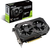 ASUS 华硕 TUF Gaming GeForce GTX 1660 超频6GB版 HDMI DP DVI 游戏显卡（TUF-GTX1660S-O6G-GAMING）