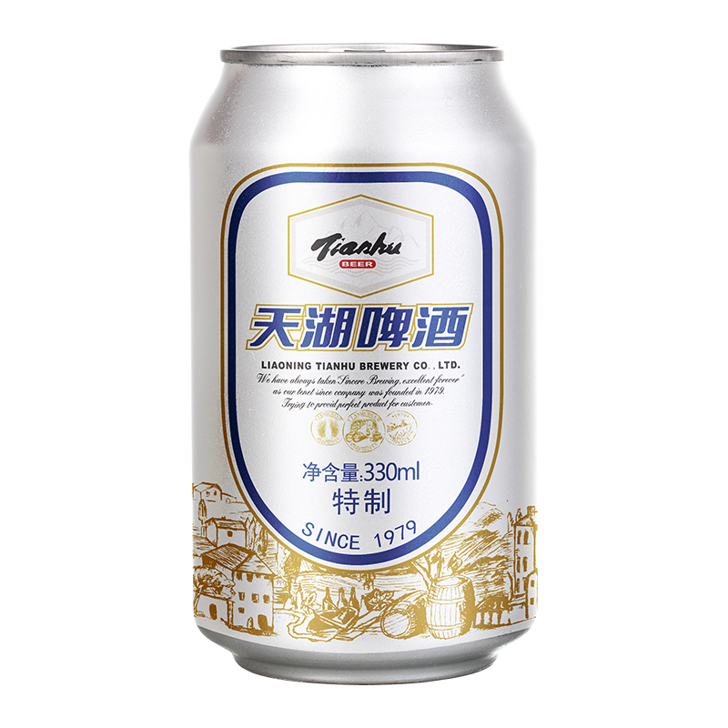 tianhu 天湖啤酒 特制啤酒 330ml*24听