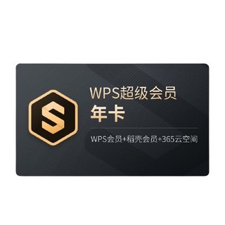 WPS 金山软件 超级会员 年卡 2年