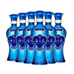 YANGHE 洋河 海之蓝 蓝色经典 42%vol 绵柔型白酒 480ml*6瓶 整箱装