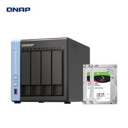 QNAP 威联通 TS-464C 4盘位NAS存储（8GB、N5105）+希捷酷狼8TB（4TB*4）
