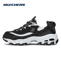 SKECHERS 斯凯奇 厚底松糕熊猫鞋老爹鞋蝴蝶结休闲鞋13168