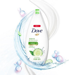 Dove 多芬 沐浴露 清新水透 190ml*4瓶