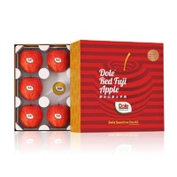 移动专享、移动端：Dole 都乐 山东富士全红苹果礼盒 8粒装约4斤 甜脆多汁 都乐苹实力