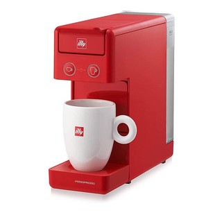 illy 意利 全自动胶囊咖啡机 办公室家用迷你意式浓缩咖啡机 Y3.3 白色 红色