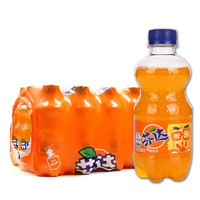 Fanta 芬达 橙味汽水 碳酸饮料 整箱装 可口可乐公司出品 芬达pet瓶装300ml*12