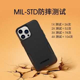 OtterBox 美国Otterbox适用新款苹果防摔抗震手机壳 iPhone 13 通勤者系列 黑色 iPhone 13 Pro Max