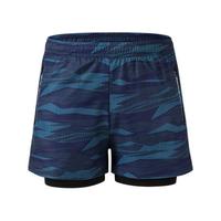YUKE 羽克 男子平角泳裤 STK48J 藏蓝花纹 XL