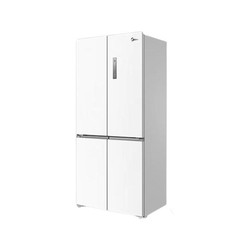 Midea 美的 483升十字双开四门60厘米超薄系列嵌入式风冷一级变频白色超大容量用电冰箱