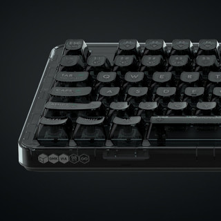 MIIIW 米物 BlackIO 98键 2.4G蓝牙 多模无线机械键盘 暗银 MX水母轴 RGB