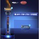  Gillette 吉列 热感手动剃须刀组合装 布加迪跑车（1刀架+2刀头+充电底座）　