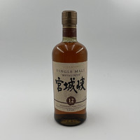 日本进口 宫城峡单一麦芽威士忌余市（NIKKA YOICHI）威士忌 宫城峡12年700ml