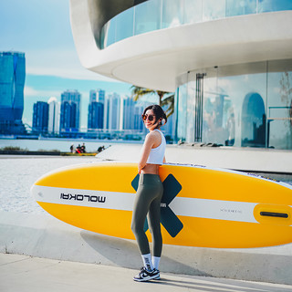 MOLOKAI MINIMAX 充气式sup桨板 黄白色 3.51m