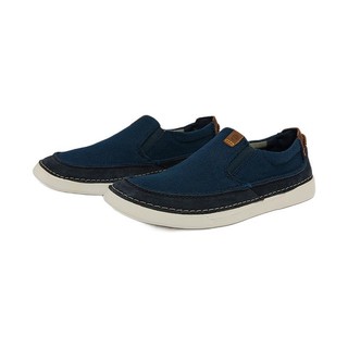 Clarks 其乐 男士布鞋 261646497 海军蓝色 40