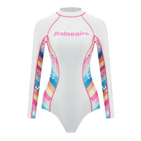 BALNEAIRE 范德安 美人鱼系列 女子三角连体泳衣 61370 彩色 XL