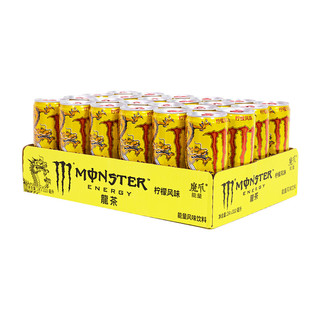 Monster Energy 龍茶 能量风味饮料 柠檬味 330ml*24罐