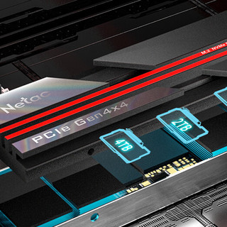 Netac 朗科 绝影系列 NV7000 NVMe M.2 固态硬盘 2TB（PCI-E 4.0）