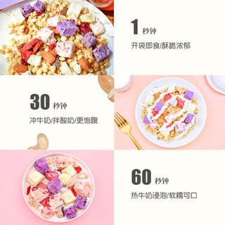 OCAK 欧扎克 草莓果粒100g+水果坚果100g+水果坚果100g+可可坚果100g+酸奶果粒100g+8黑120g