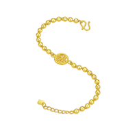 CHOW TAI SENG 周大生 Y0HC0055 福字足金手链