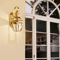 月影凯顿 月影灯饰全铜客厅壁灯创意个性卧室床头灯家用简约过道楼梯灯具