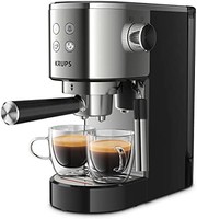 KRUPS 克鲁伯 浓缩咖啡机 Virtuoso 不锈钢,自动,紧凑,2 杯,蒸汽喷嘴