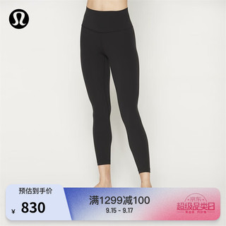 lululemon 丨Align™ 女士运动高腰紧身裤 24 LW5CWMA 黑色（LW5CWMA） S