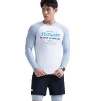 TOSWIM 拓胜 男子休闲冲浪泳衣 TS210550079004 蓝白色 L