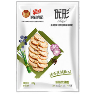 ishape 优形 蒸鸡胸肉切片 黑胡椒味 100g*6袋