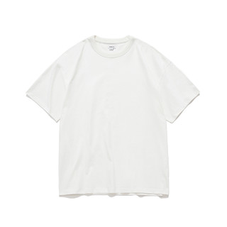 evistub 男女款圆领短袖T恤 E-2CDX01 白色 XS
