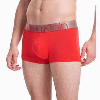 卡尔文·克莱 Calvin Klein 炫光引力带系列 男士平角内裤 NB2540-XU9 红色 XL