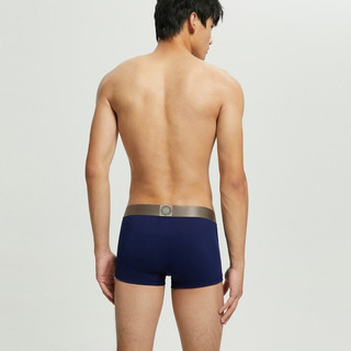 卡尔文·克莱 Calvin Klein 炫光引力带系列 男士平角内裤 NB2540-DYC 藏蓝色 M