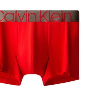 卡尔文·克莱 Calvin Klein 炫光引力带系列 男士平角内裤 NB2540-5FJ 亮红 M