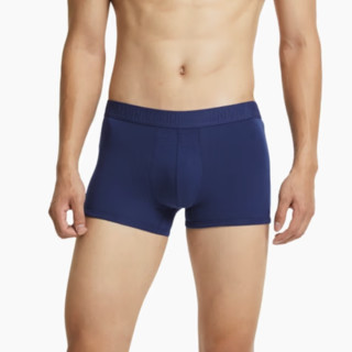 卡尔文·克莱 Calvin Klein 男士平角内裤套装 NP2049O 2条装(蓝色+灰色) L