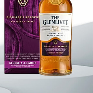 THE GLENLIVET 格兰威特 白橡木桶 单一麦芽 苏格兰威士忌 40%vol 1000ml